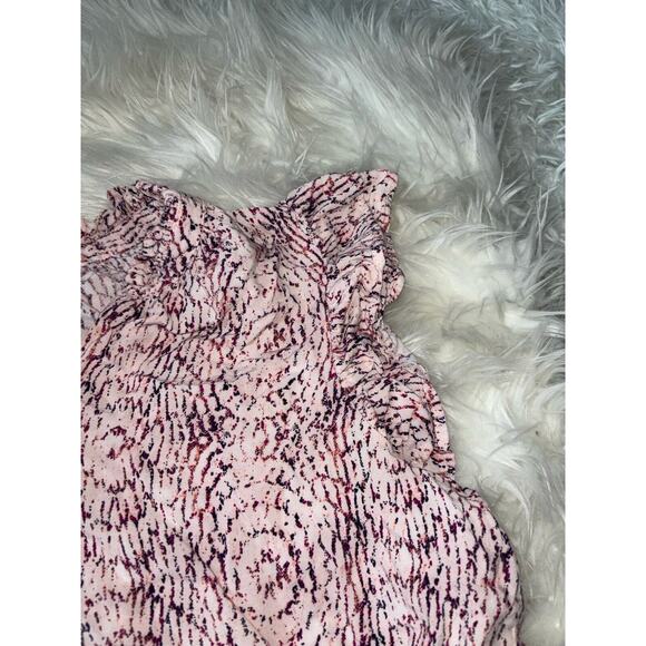 Studio B by Bobeau womens sz. L multicolor rayon blouse. Pretty, comfortable - Picture 5 of 9